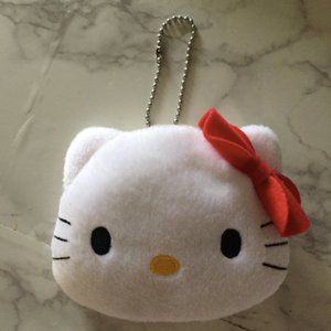 Hello Kitty 35th anniversary pouch on chain